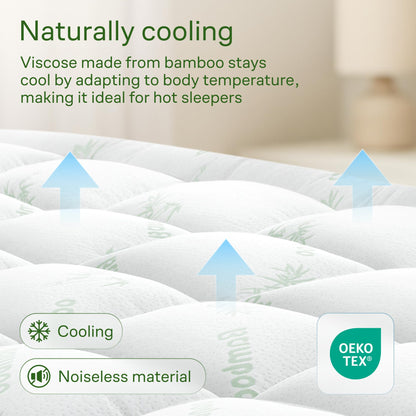 OrthoBed™ Bamboo Mattress Topper