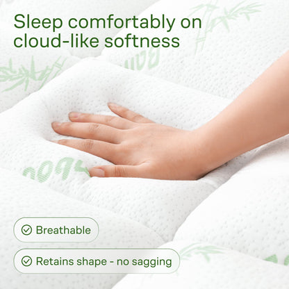 OrthoBed™ Bamboo Mattress Topper
